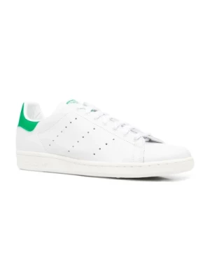 Świeże Białe i Zielone Buty Stan Smith 80s Adidas
