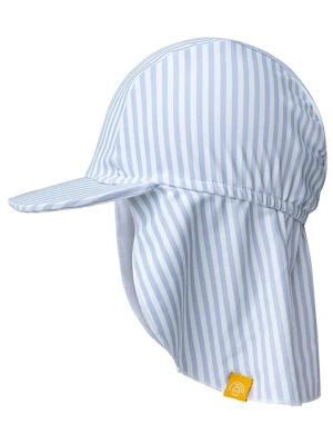 Swim Essentials Czapka "Crosslines" w kolorze błękitnym z ochroną karku rozmiar: 80-92
