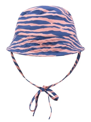 Swim Essentials Kapelusz "Vibrant Stripes" w kolorze niebiesko-pomarańczowym rozmiar: 92-104