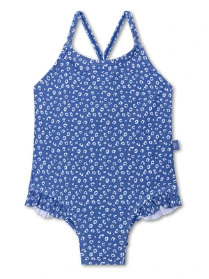 Swim Essentials Strój kąpielowy "Blue Leopard" w kolorze niebieskim rozmiar: 134/140