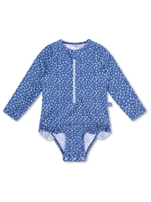 Swim Essentials Strój kąpielowy ''Blue Leopard'' w kolorze niebieskim rozmiar: 122/128