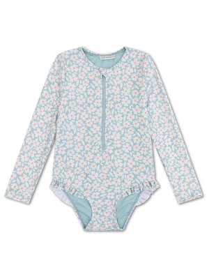 Swim Essentials Strój kąpielowy "Florish" w kolorze błękitnym rozmiar: 98/104