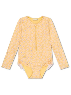Swim Essentials Strój kąpielowy "Florish" w kolorze pomarańczowym rozmiar: 74/80