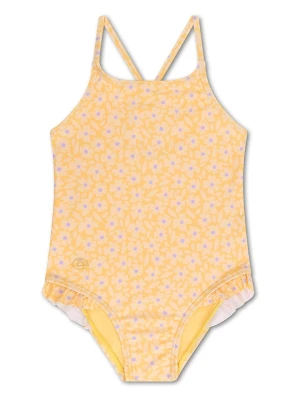 Swim Essentials Strój kąpielowy "Florish" w kolorze żółtym rozmiar: 74/80