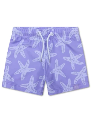 Swim Essentials Szorty kąpielowe "Sea Star" w kolorze fioletowym rozmiar: 98/104