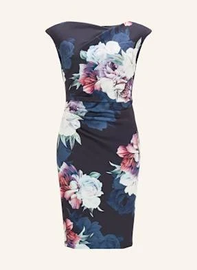 Swing Sukienka Etui blau