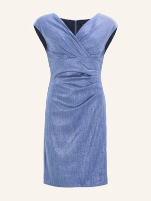 Swing Sukienka Etui Z Błyszczącą Przędzą blau