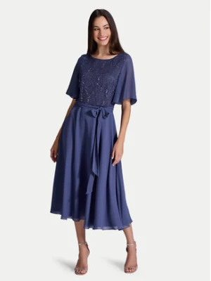 Swing Sukienka koktajlowa 5AI02500 Niebieski Regular Fit