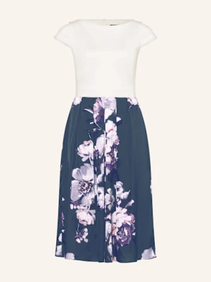 Swing Sukienka Koktajlowa Z Mieszanki Materiałów blau