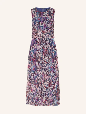 Swing Sukienka Koktajlowa Z Siateczką rosa