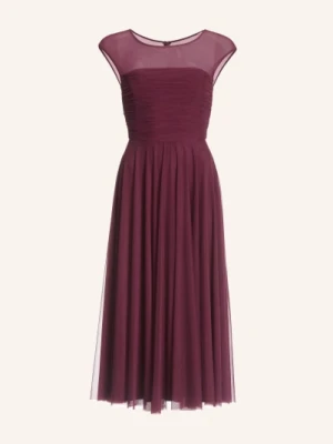 Swing Sukienka Koktajlowa Z Siateczki rot