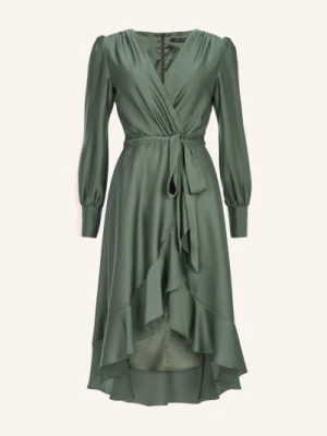 Swing Sukienka Satynowa gruen