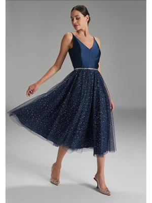 SWING Sukienka w kolorze granatowym rozmiar: 36