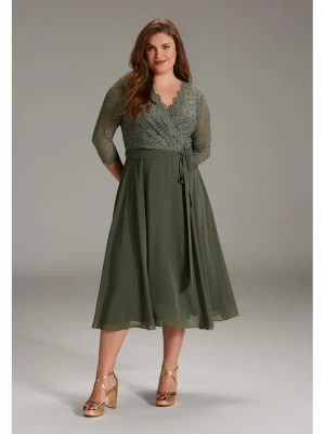 SWING Sukienka w kolorze khaki rozmiar: 44