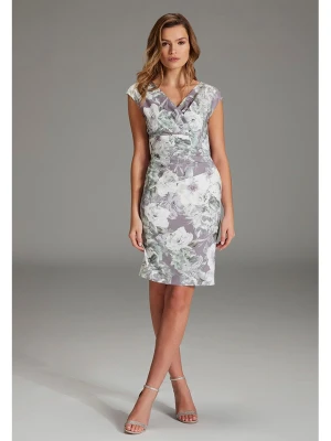 SWING Sukienka w kolorze lawendowo-białym rozmiar: 46