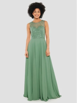 Swing Sukienka wieczorowa 5AD19800 Zielony Regular Fit
