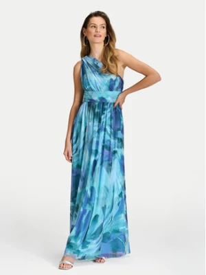 Swing Sukienka wieczorowa 5AI18900 Niebieski Regular Fit