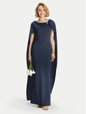 Swing Sukienka wieczorowa 5AK11900 Granatowy Regular Fit