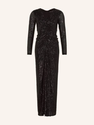 Swing Sukienka Wieczorowa Z Cekinami schwarz