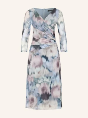 Swing Sukienka Z Siateczki Z Rękawami 3/4 blau