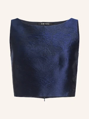 Swing Top Żakardowy blau