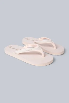 Swish damskie japonki z logo - Beige Animal