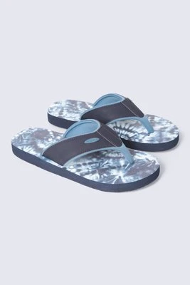 Swish damskie japonki z nadrukiem - Blue Animal