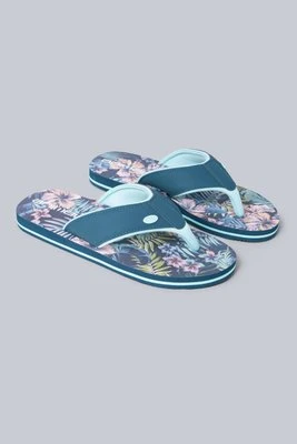 Swish damskie japonki z nadrukiem - Green Animal