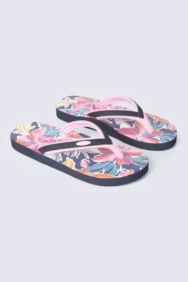 Swish damskie japonki z nadrukiem - Purple Animal