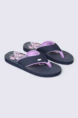 Swish damskie japonki z nadrukiem - Purple Animal