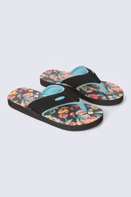 Swish damskie japonki z nadrukiem - Red Animal