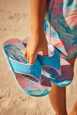 Swish japonki dla dzieci - Purple Animal