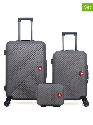 SWISS KOPPER 3-częściowy zestaw "Spiez" w kolorze antracytowym rozmiar: onesize