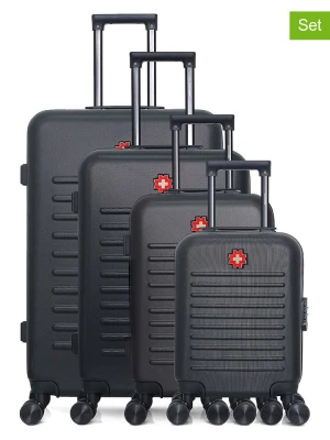SWISS KOPPER 4-częściowy zestaw "Wil" w kolorze czarnym rozmiar: onesize