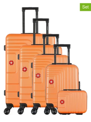 SWISS KOPPER 5-częściowy zestaw "Ruti" w kolorze pomarańczowym rozmiar: onesize