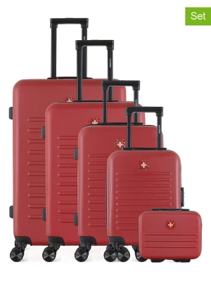 SWISS KOPPER 5-częściowy zestaw "Wil" w kolorze czerwonym rozmiar: onesize