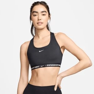 Swoosh Medium Support Padded Sports Bra, markiNike, Bielizna, w kolorze czarny, rozmiar: