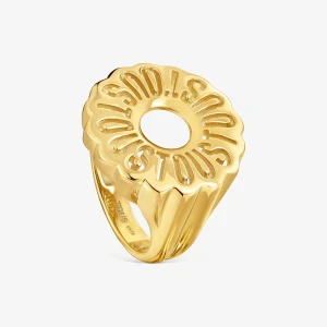 Sygnet Ze Srebra, Pozłacany 18-Karatowym Złotem Miranda - Tous