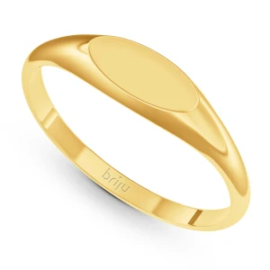 Sygnet żółte złoto 585 (S0053-104) Briju