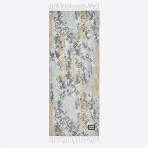 Szal akryl żakard Snake print ochra BIMBA Y LOLA