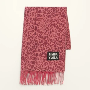 Szal animal print różowy BIMBA Y LOLA