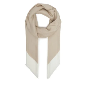 Szal Calvin Klein Bold Logo LV04F8052G Beżowy