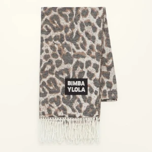 Szal cętki Leopard biały BIMBA Y LOLA