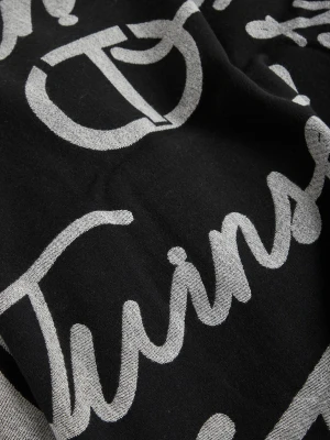 Szal damski z logo TWINSET Twinset Milano