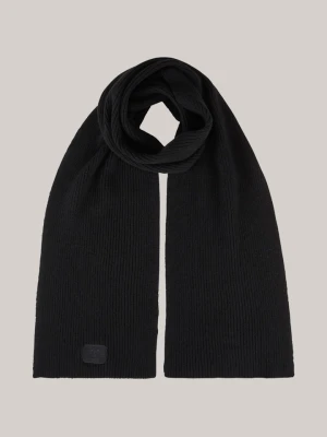 Szal dzianinowy w kolorze czarnym Joop