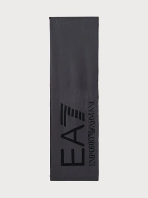 Szal EA7 Emporio Armani ciemnoszary