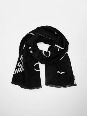 Szal EA7 Emporio Armani czarny
