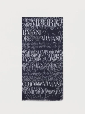 Szal Emporio Armani czarny