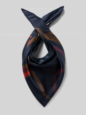 Szal jedwabny z obszytymi brzegami Lauren Ralph Lauren