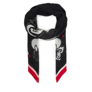 Szal KARL LAGERFELD B1W33106 Czarny